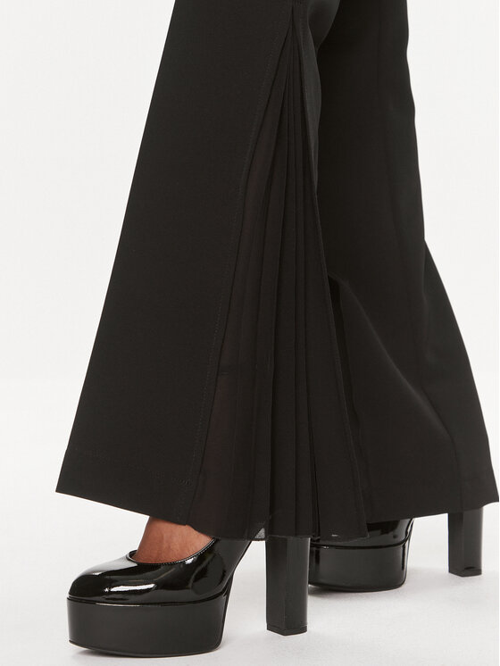Liu Jo Spodnie materiałowe WA4068 T7896 Czarny Wide Leg