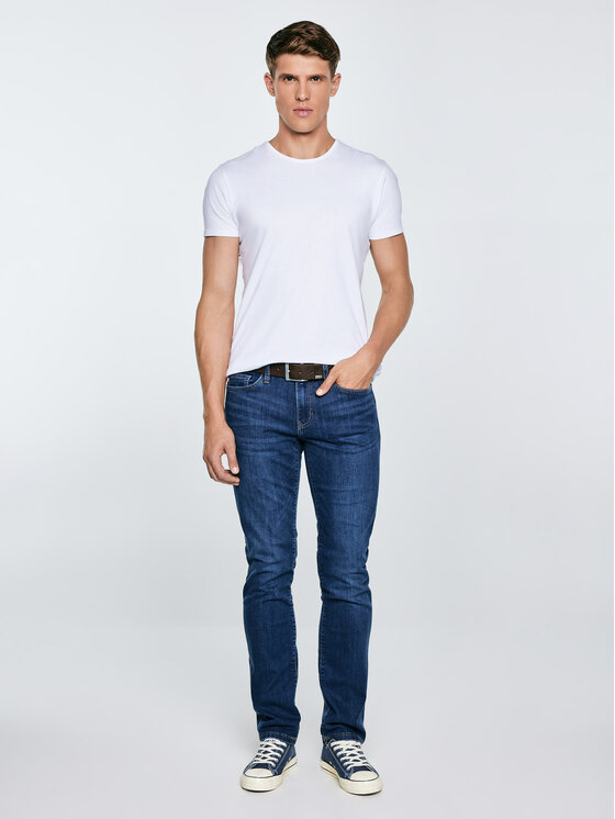 BIG STAR BIG STAR Jeansy TERRY Niebieski Slim Fit
