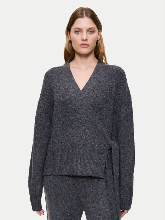Triumph Kardigan Amourette Cozy 10225069 Szary Relaxed Fit