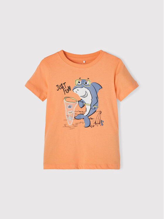 NAME IT NAME IT Футболка Fritz Ss 13200922 Оранжевий Regular Fit