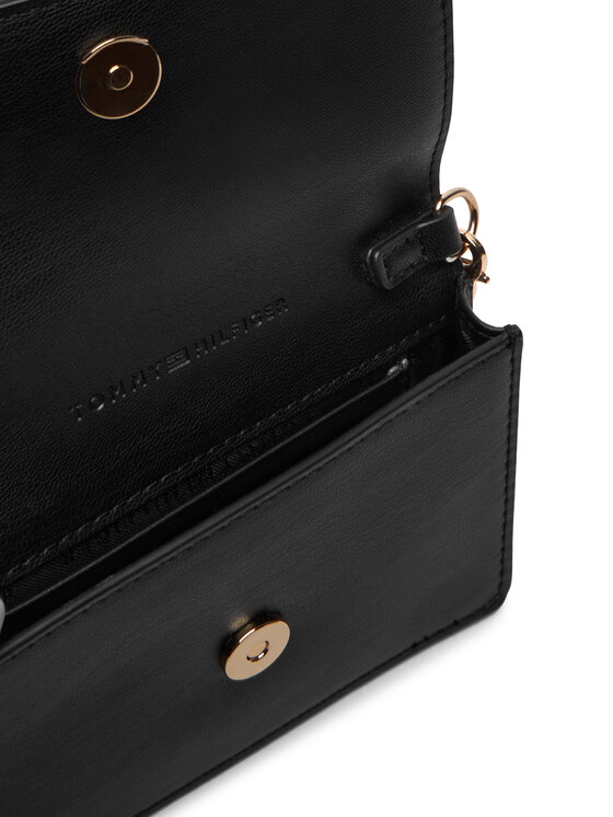 Tommy Hilfiger Tommy Hilfiger Сумка Th Icon Card Holder W/Chain AW0AW18248 Чорний