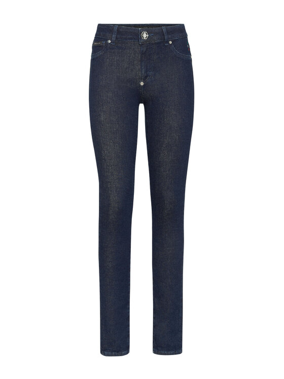 PHILIPP PLEIN PHILIPP PLEIN Džegínsy 22463 Modrá Jegging Fit