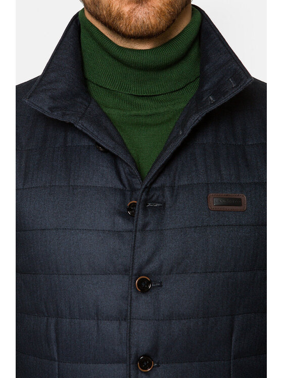 Lancerto Lancerto Kamizelka Coventry Granatowy Regular Fit