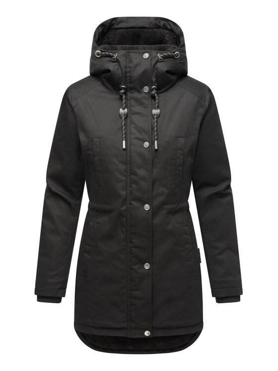 Navahoo Navahoo Kurtka zimowa Winterfunke Czarny Regular Fit
