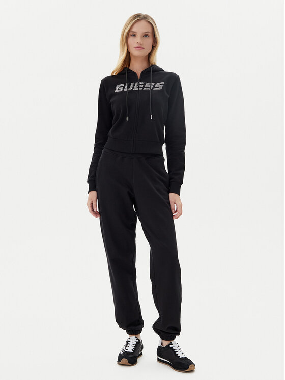 Guess Guess Світшот V5GQ10 KCRP0 Чорний Regular Fit