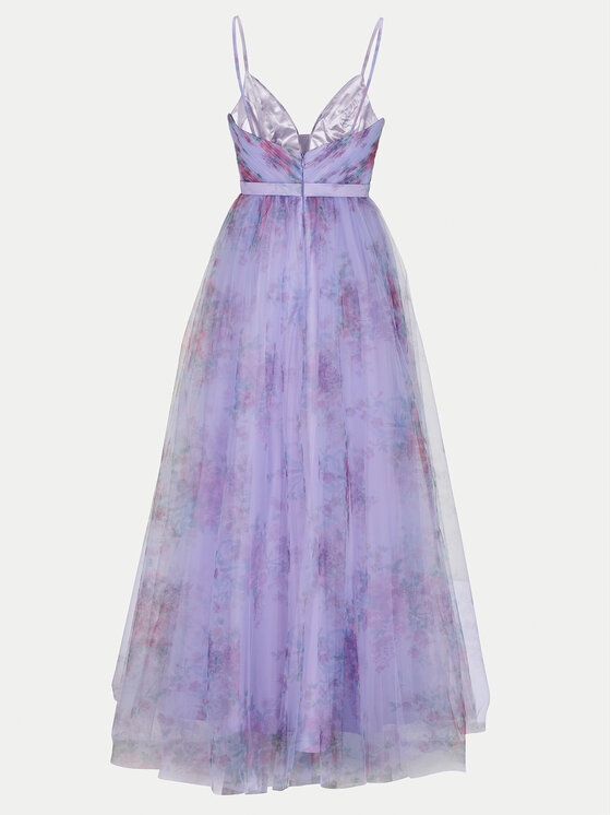 Hey Kyla Hey Kyla Vakarinė suknelė 5AG045HK Violetinė Slim Fit