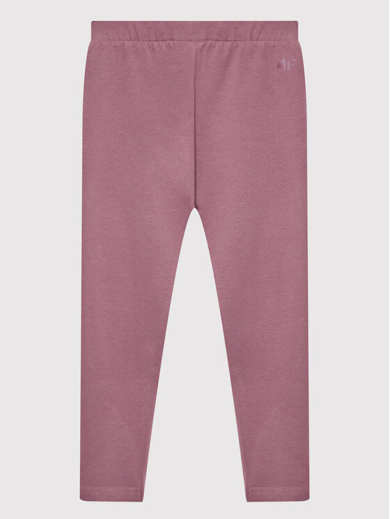 4F 4F Legginsy HJL22-JLEG001 Fioletowy Slim Fit