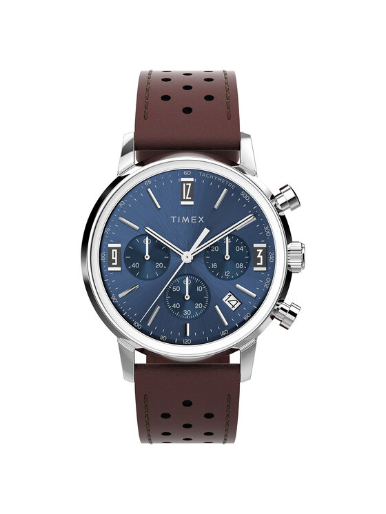 Timex Timex Zegarek TW2W10200 Brązowy