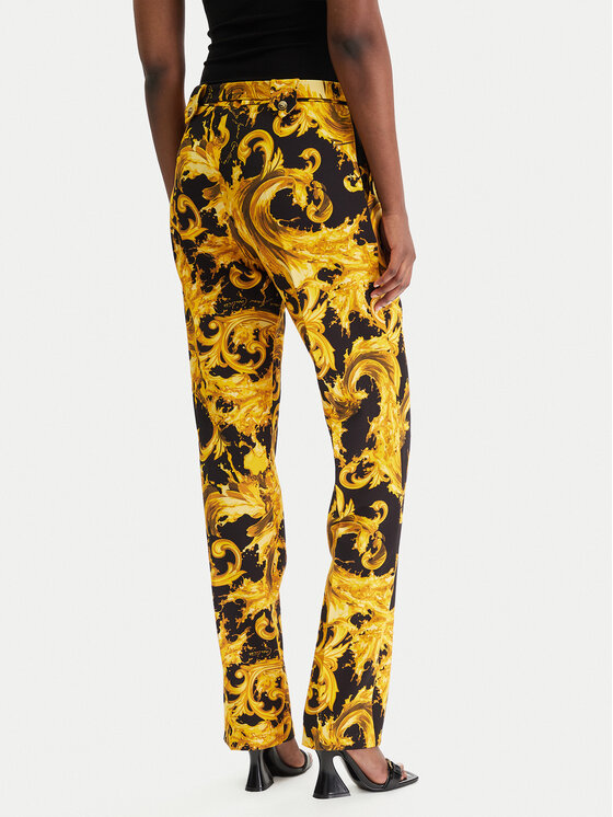 Versace Jeans Couture Versace Jeans Couture Hlače iz tkanine 80HAA111 NS756 Črna Regular Fit