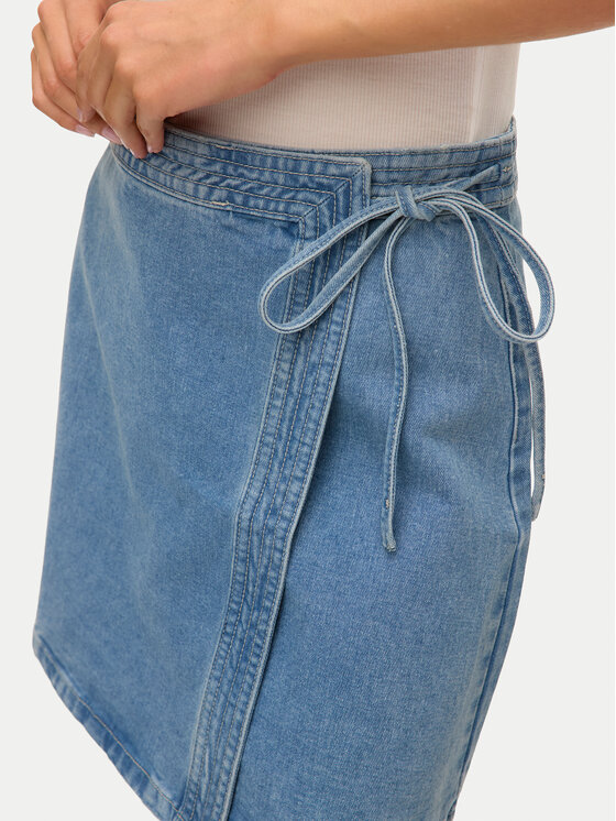 Vero Moda Vero Moda Džinsinis sijonas Liza 10332535 Mėlyna Regular Fit