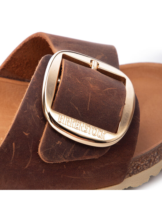 Birkenstock Birkenstock Natikači Madrid Big Buckle 1006525 Rjava