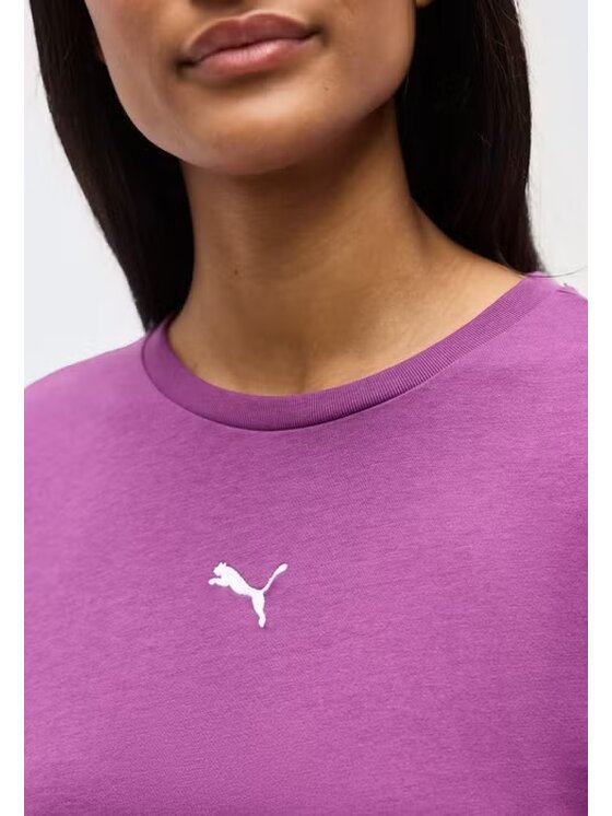 Puma Puma T-Shirt 684971 Fioletowy Regular Fit