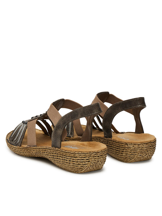 Rieker Rieker Sandali 65861-45 Siva