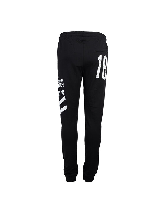Bikkembergs Bikkembergs Παντελόνι υφασμάτινο C 1 048 85 E 1978 Μαύρο Regular Fit