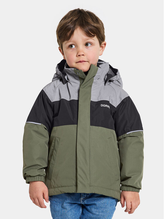 Didriksons Ziemas jaka Lux Kids Jacket 2 504901 Zaļš