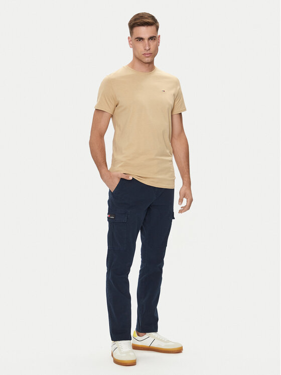 Tommy Jeans Tommy Jeans Pantaloni di tessuto Austin DM0DM19489 Blu scuro Regular Fit