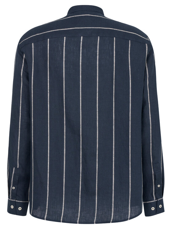 Bugatti Bugatti Košile 9550-78954C Tmavomodrá Casual Fit