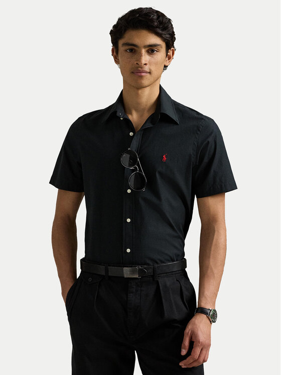 Polo Ralph Lauren Polo Ralph Lauren Košile 710945315003 Černá Custom Fit