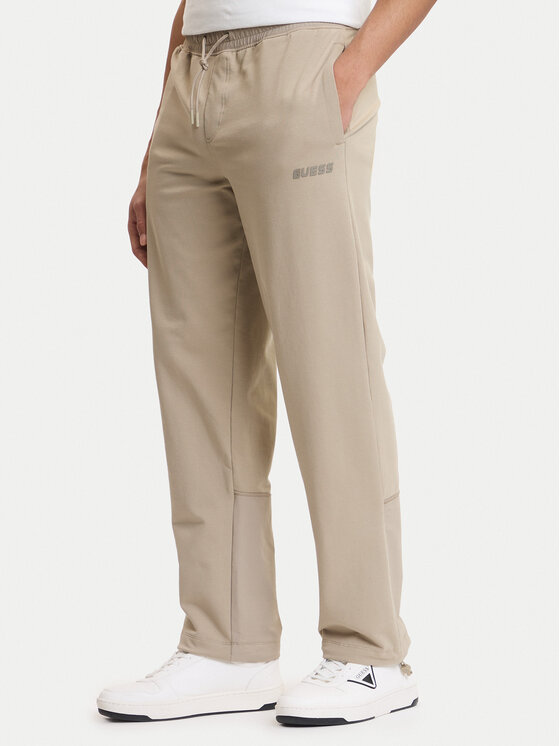Guess Pantaloni trening Z6GB01 K2834 Bej Regular Fit