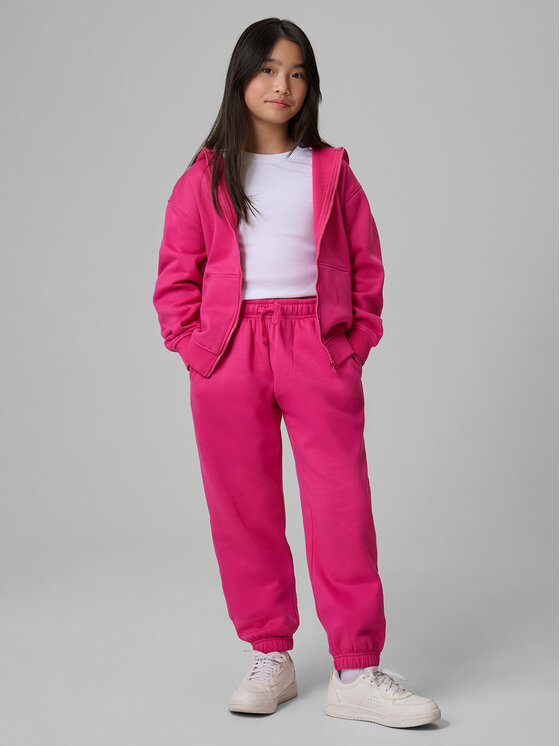 4F 4F Bluza BASIC+ Różowy Loose Fit