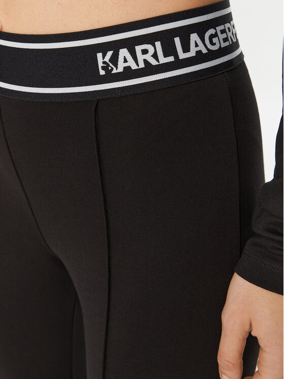 KARL LAGERFELD KARL LAGERFELD Colanți A1W10068 Negru Slim Fit