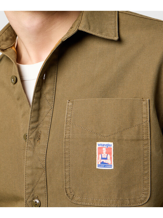 Wrangler Wrangler Camicia 112371550 Marrone Comfort Fit