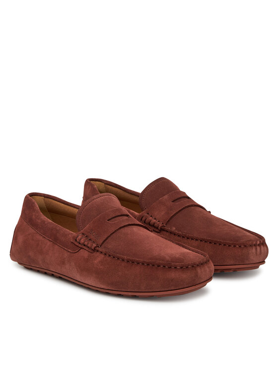 BOSS BOSS Mokasini Noel_Mocc_sdpeb 50541750 Bordo rdeča