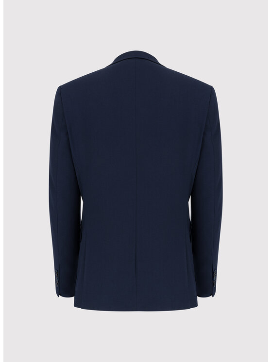 Pako Lorente Pako Lorente Marynarka P26WP-3X-020 Granatowy Slim Fit