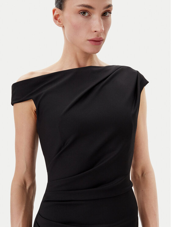 Rinascimento Rinascimento Rochie cocktail CFC0123797003 Negru Regular Fit