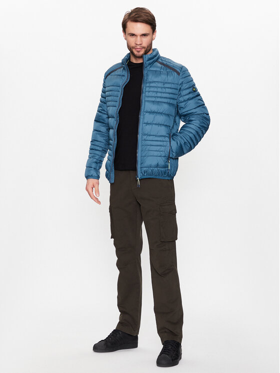 Volcano Volcano Kurtka przejściowa Bartley M06190-S23 Niebieski Regular Fit