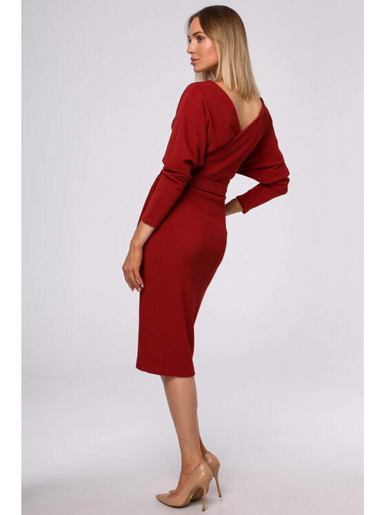 Made of Emotion Made of Emotion Vestito di maglia M523 Rosso