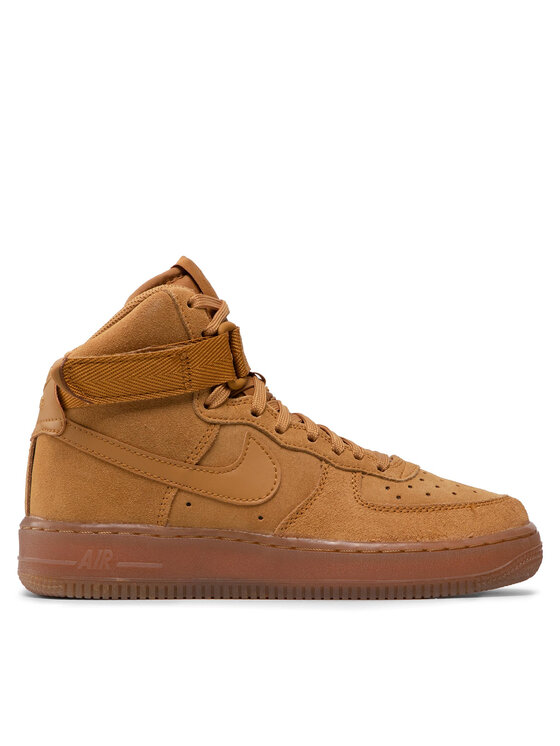 Nike Nike Сникърси Air Force 1 High Lv 8 3 (GS) CK0262 700 Жълт