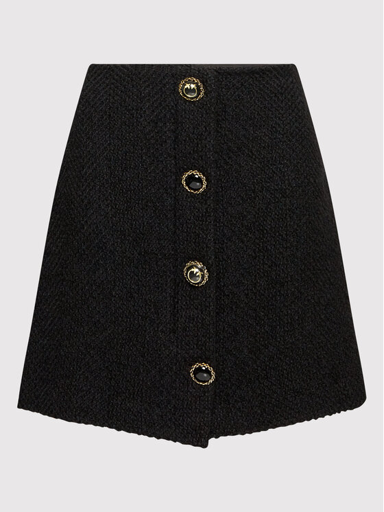 PINKO Pinko Miniseelik Ginette 1G18B2 A081 Must Regular Fit