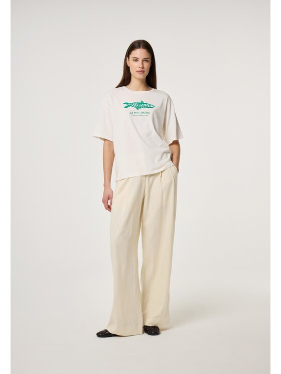 Fabienne Chapot Fabienne Chapot T-Shirt 6096-1761-178 Beżowy Loose Fit