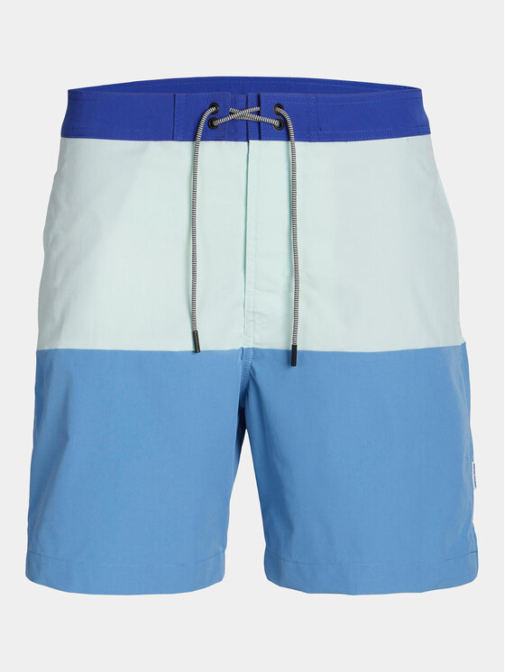 Jack&Jones Junior Kopalne Hlače Jpstcapri 12253773 Modra Regular Fit