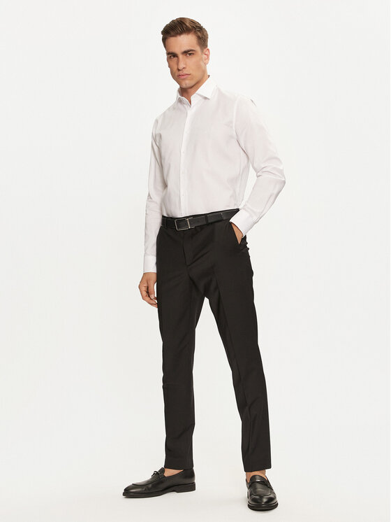 Michael Kors Michael Kors Košile MK0DS01294 Bílá Slim Fit