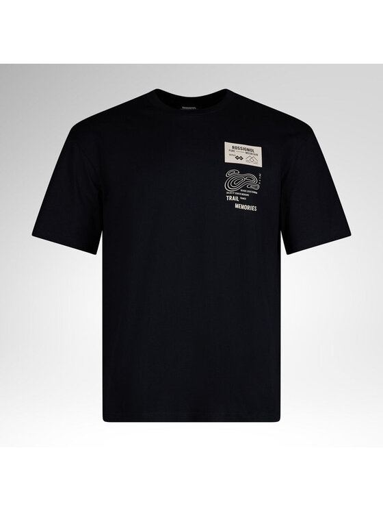 Rossignol Rossignol T-Shirt M Graphic Waterfall Tee Czarny Relaxed Fit