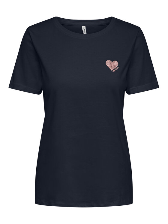 ONLY ONLY Tricou Kita 15244714 Bleumarin Regular Fit