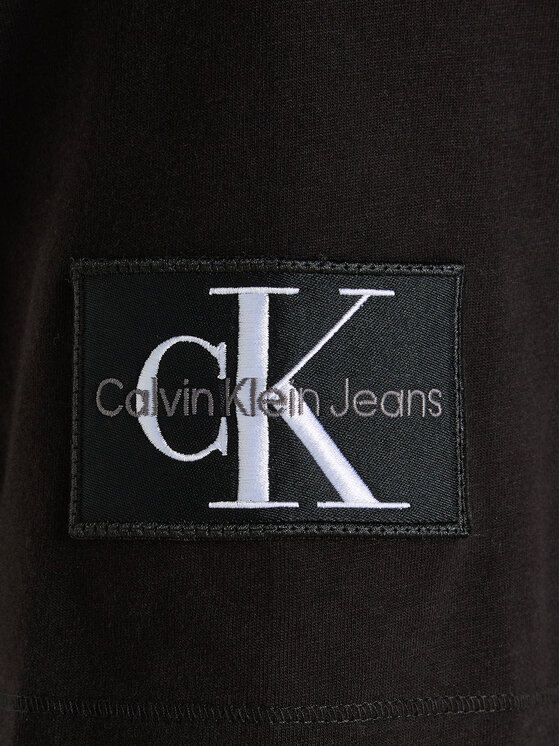 Calvin Klein Jeans Calvin Klein Jeans Marškinėliai J30J323484 Juoda Regular Fit