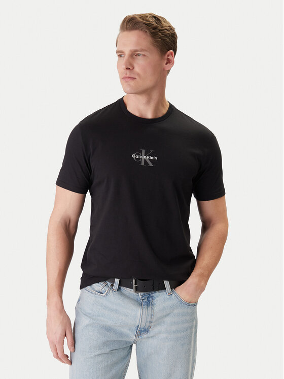 Calvin Klein Jeans T-Shirt LV04RB866G Czarny Regular Fit