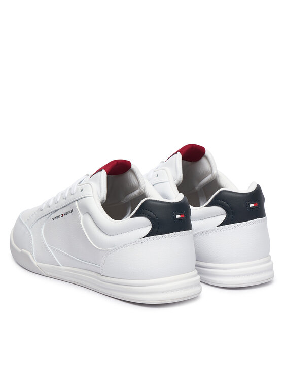 Tommy Hilfiger Tommy Hilfiger Сникърси Low Pro Cupsole Perf Leather FM0FM05944 Бял