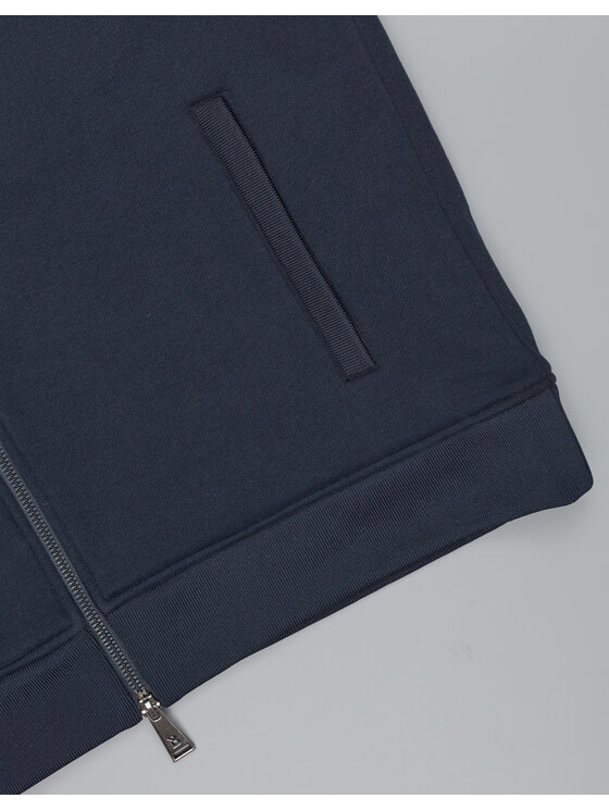 Borgio Borgio Sweter montemezzo Granatowy Slim Fit