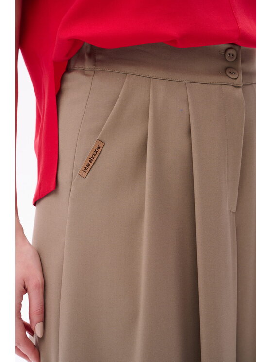 blue shadow blue shadow Spodnie damskie Vida Zielony Regular Fit