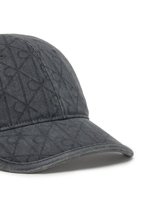 Calvin Klein Calvin Klein Czapka z daszkiem Denim Emblem Burnout LV04F5042G Szary