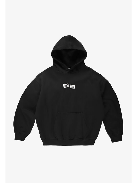 PROSTO. PROSTO. Bluza Crack Box Czarny Regular Fit