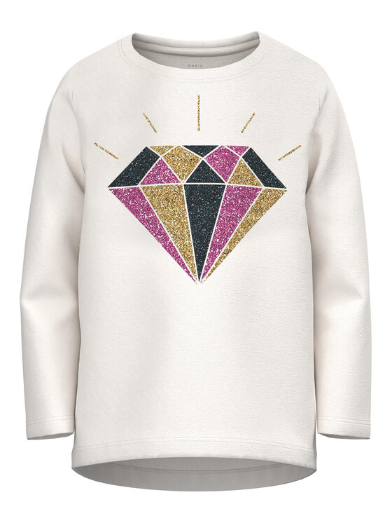 NAME IT NAME IT Μπλουζάκι 13218932 Λευκό Regular Fit