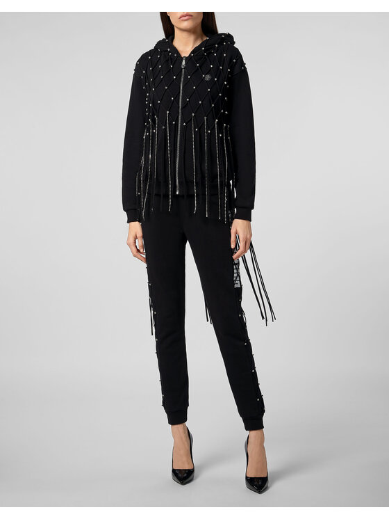 PHILIPP PLEIN PHILIPP PLEIN Felpa 21929 Nero Regular Fit