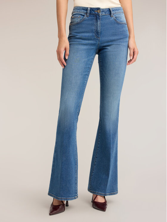 Motivi Motivi Jeansy P487Q204722N024 Niebieski Flare Fit