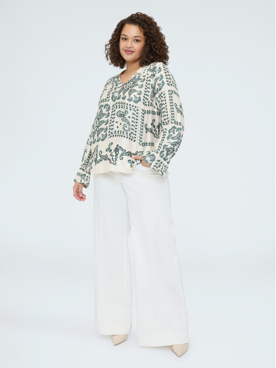 Fiorella Rubino Fiorella Rubino Blusa 2076T002461N0S1 Verde A-Line Fit