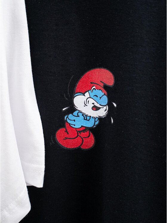 Smerfy Smerfy T-Shirt Koszulki klakier papa XL Kolorowy Regular Fit